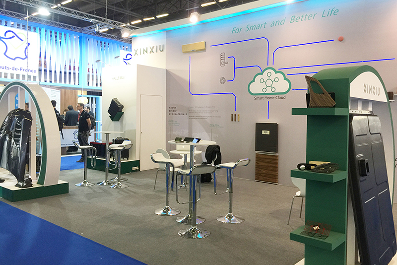 Xinxiu  made a stunning appearance at the JEC exhibition in France